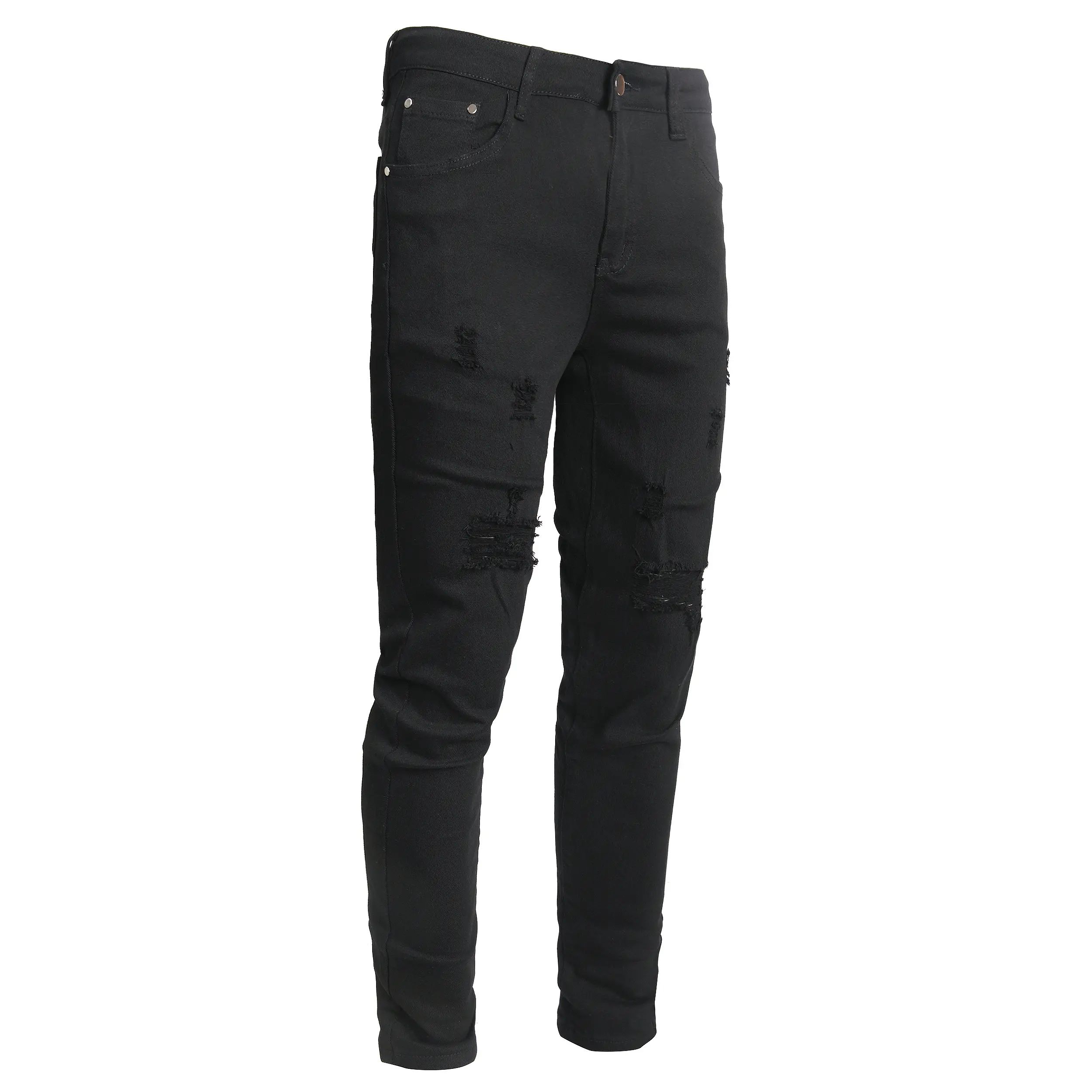 Men's Stretchy Skinny Denim Jeans - Elastized Comfort Waist
