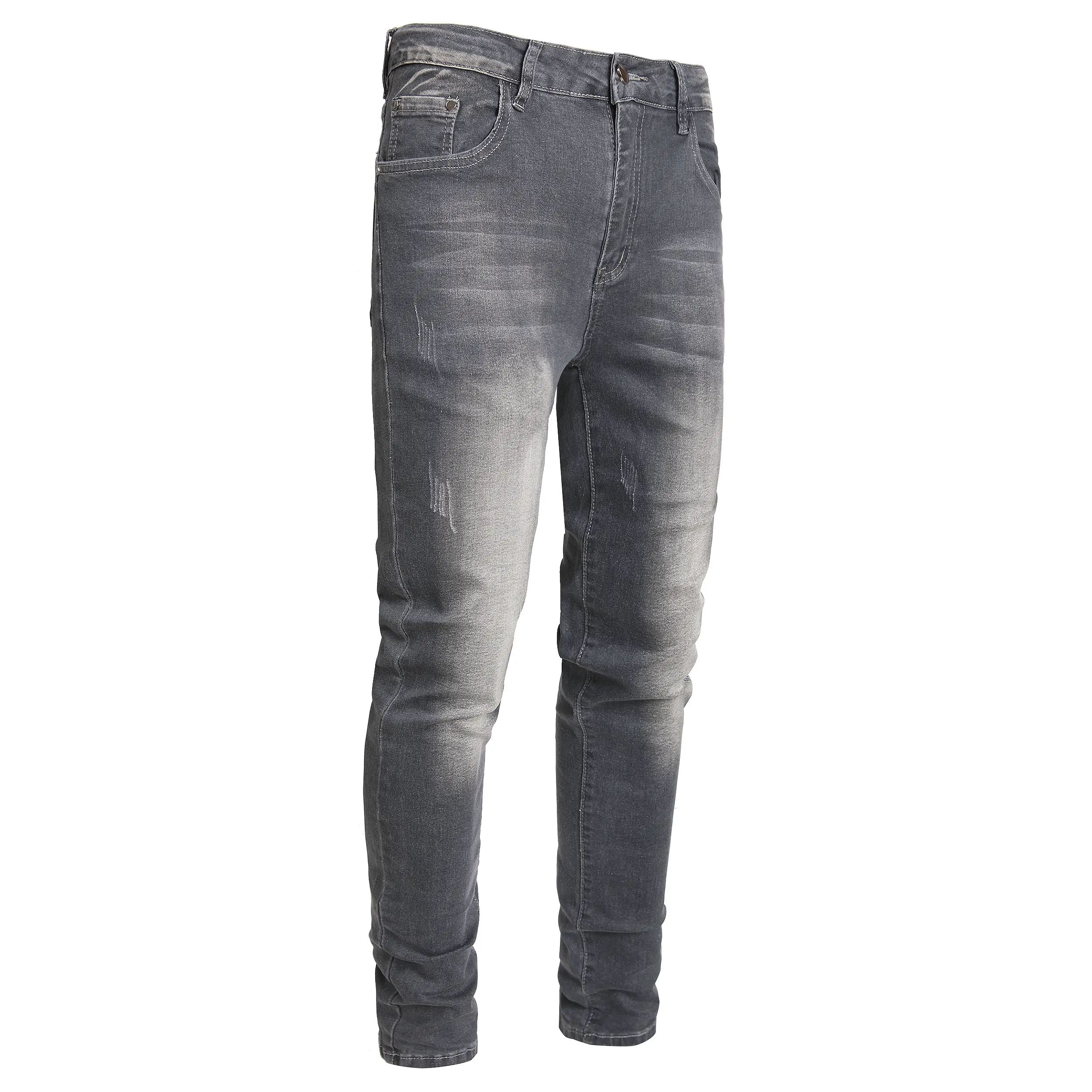 Men's Stretchy Skinny Denim Jeans - Elastized Comfort Waist