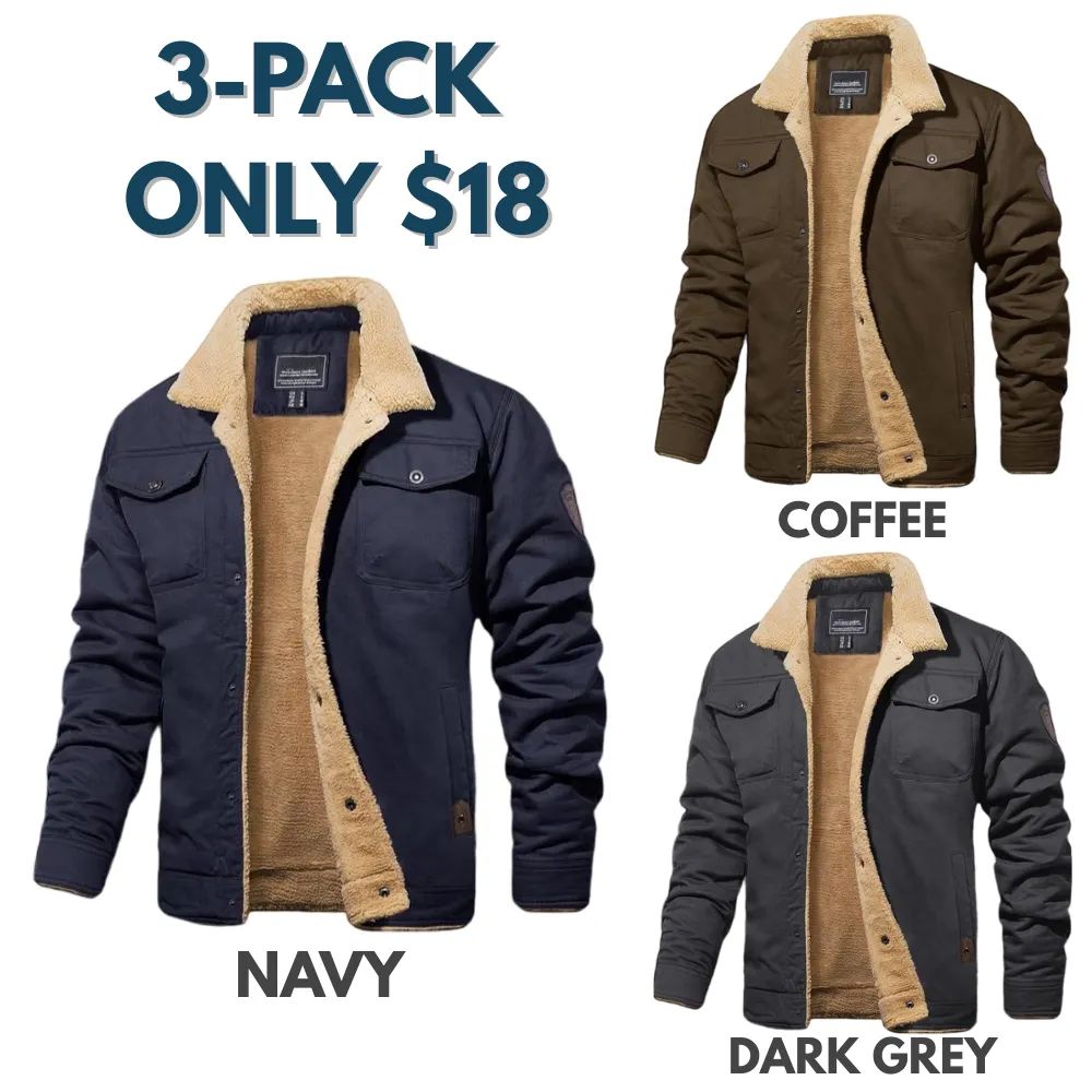 Men's Sherpa Lined Winter Trucker Jacket