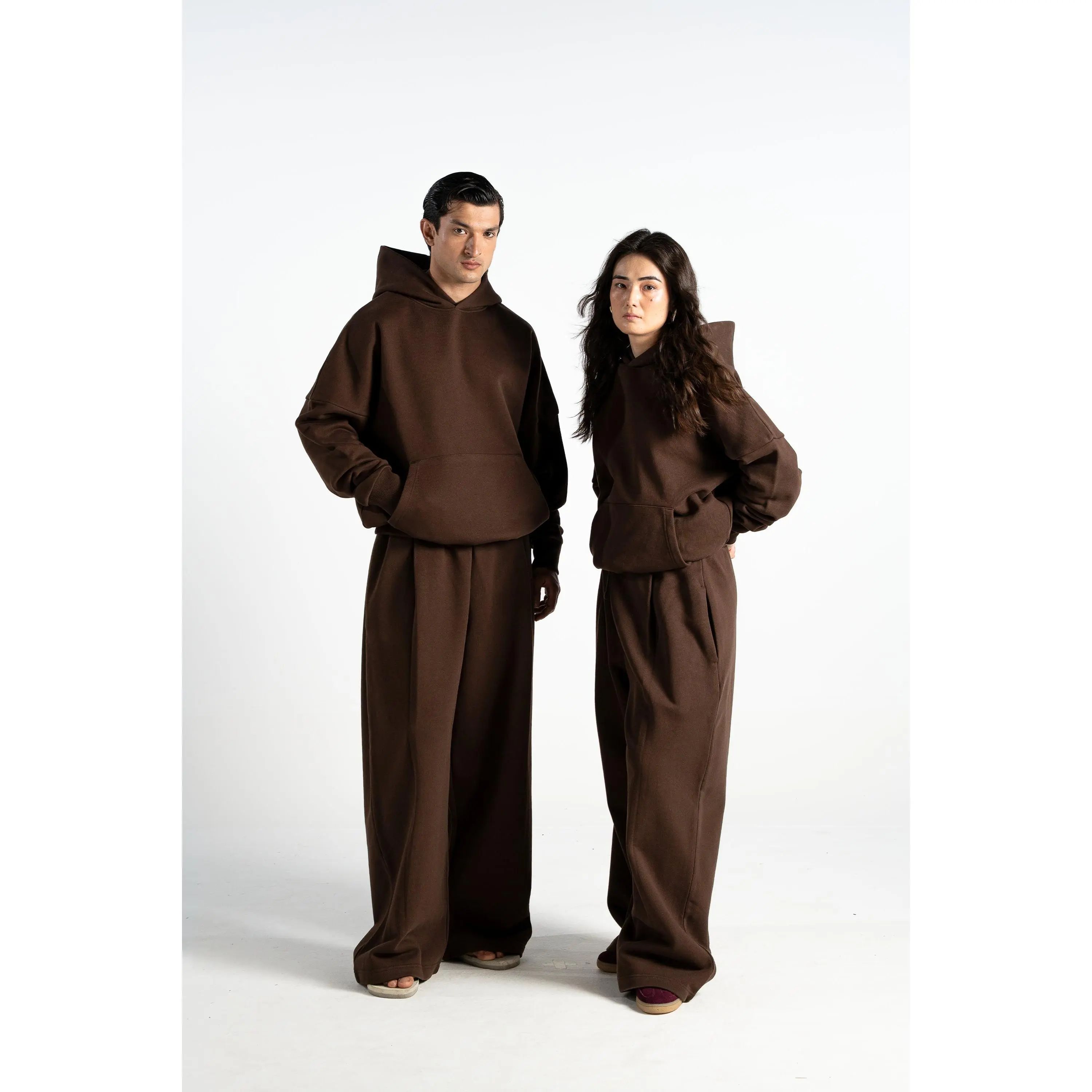 UnisexHalf-Zip Hoodie & Sweatpants Set 