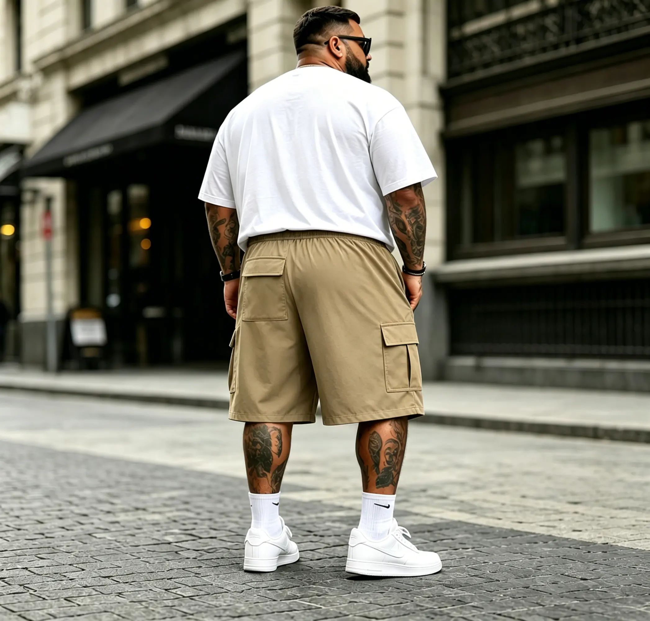 💝Men's Multi-Pocket Cargo Shorts Casual Streetwear Set
