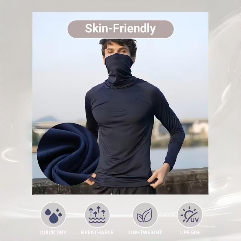 📌6-Piece Men's Casual Hoodie Pullovers UPF Sun Protection Soft Breathable