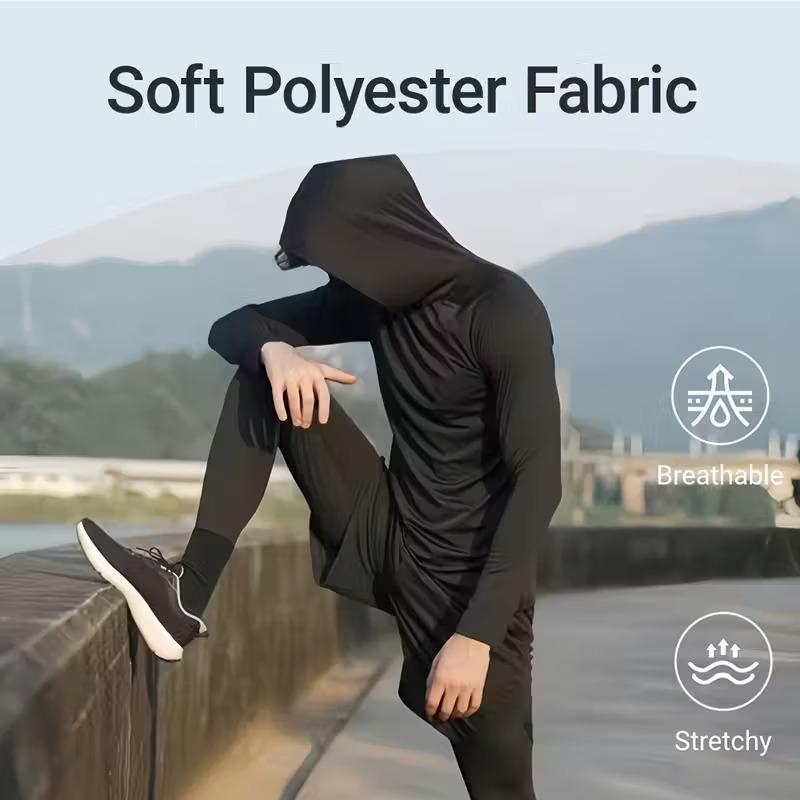 📌6-Piece Men's Casual Hoodie Pullovers UPF Sun Protection Soft Breathable