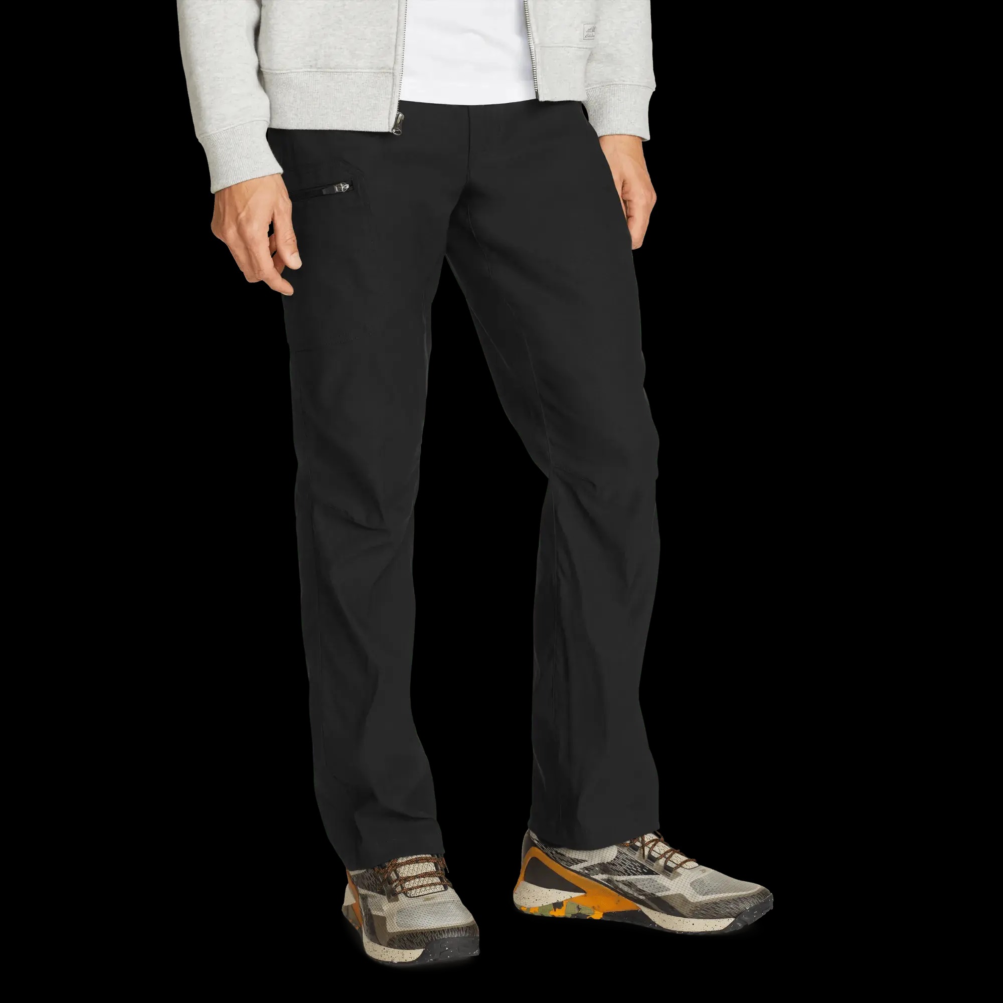 Men's Outdoor Hiking Pants, Water Repellent 2-Way Stretch Trousers with UPF 50+ Sun Protection, Lightweight Camping Travel Casual Pants