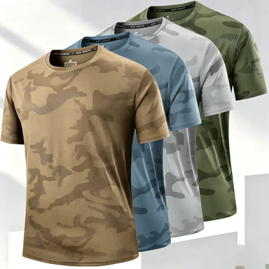 Men's 8-Piece Camouflage Short Sleeve Set