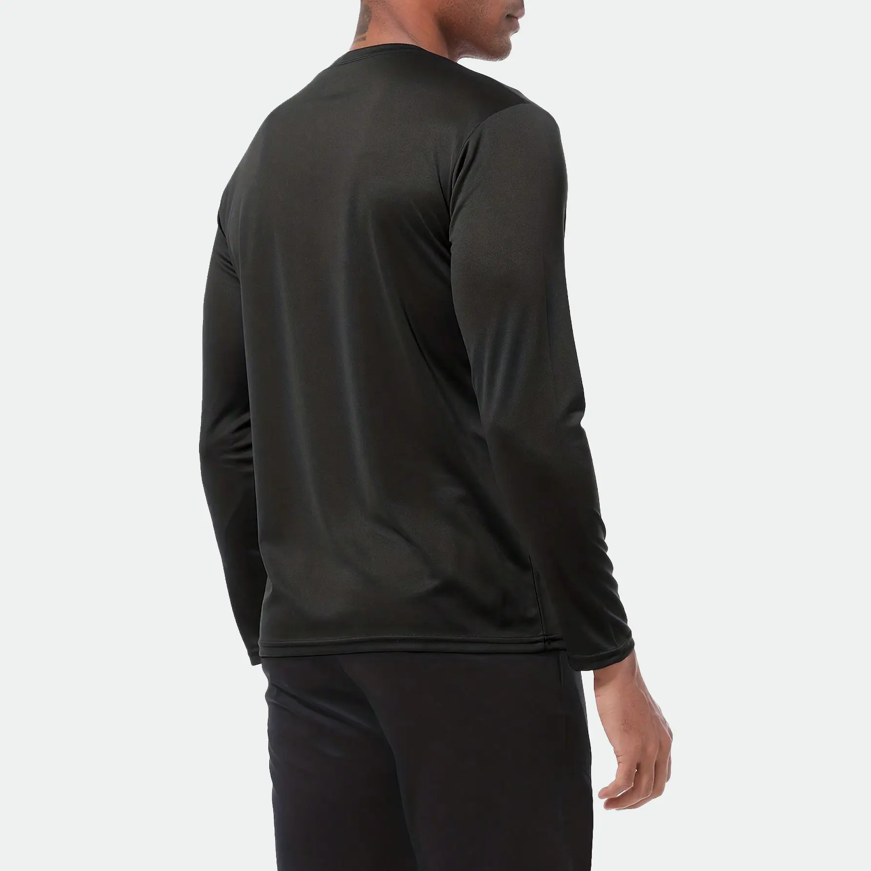 10-Pack Men's Long Sleeve Workout T-Shirts – Lightweight Breathable Sports Tops, Multi-Color