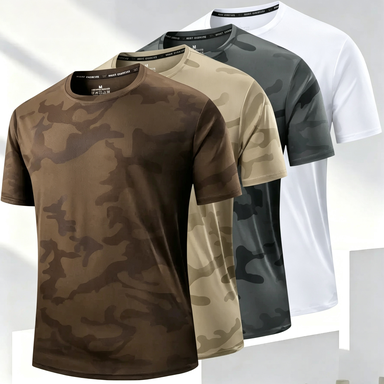 Men's 8-Piece Camouflage Short Sleeve Set