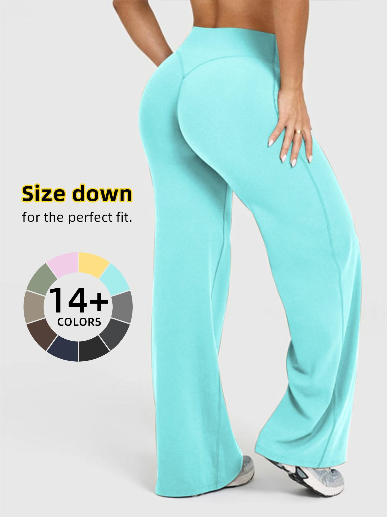 Women's Wide Leg Sport Pants – Casual Fitness Athleisure Trousers for Spring & Summer