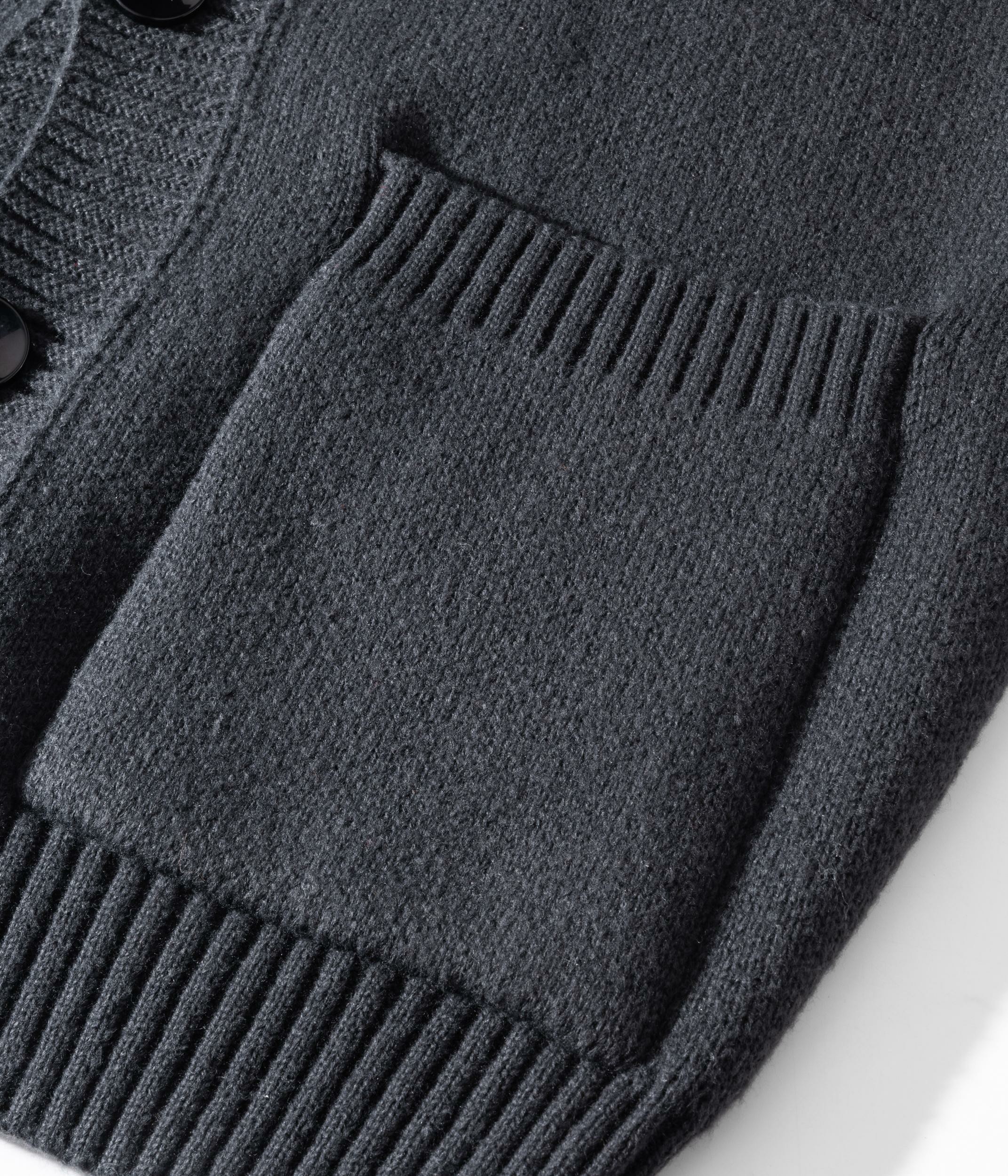 Men's Buttoned Hood Snap Sweatshirt – Heavyweight Long Sleeve Pullover with Minimalist Street Style