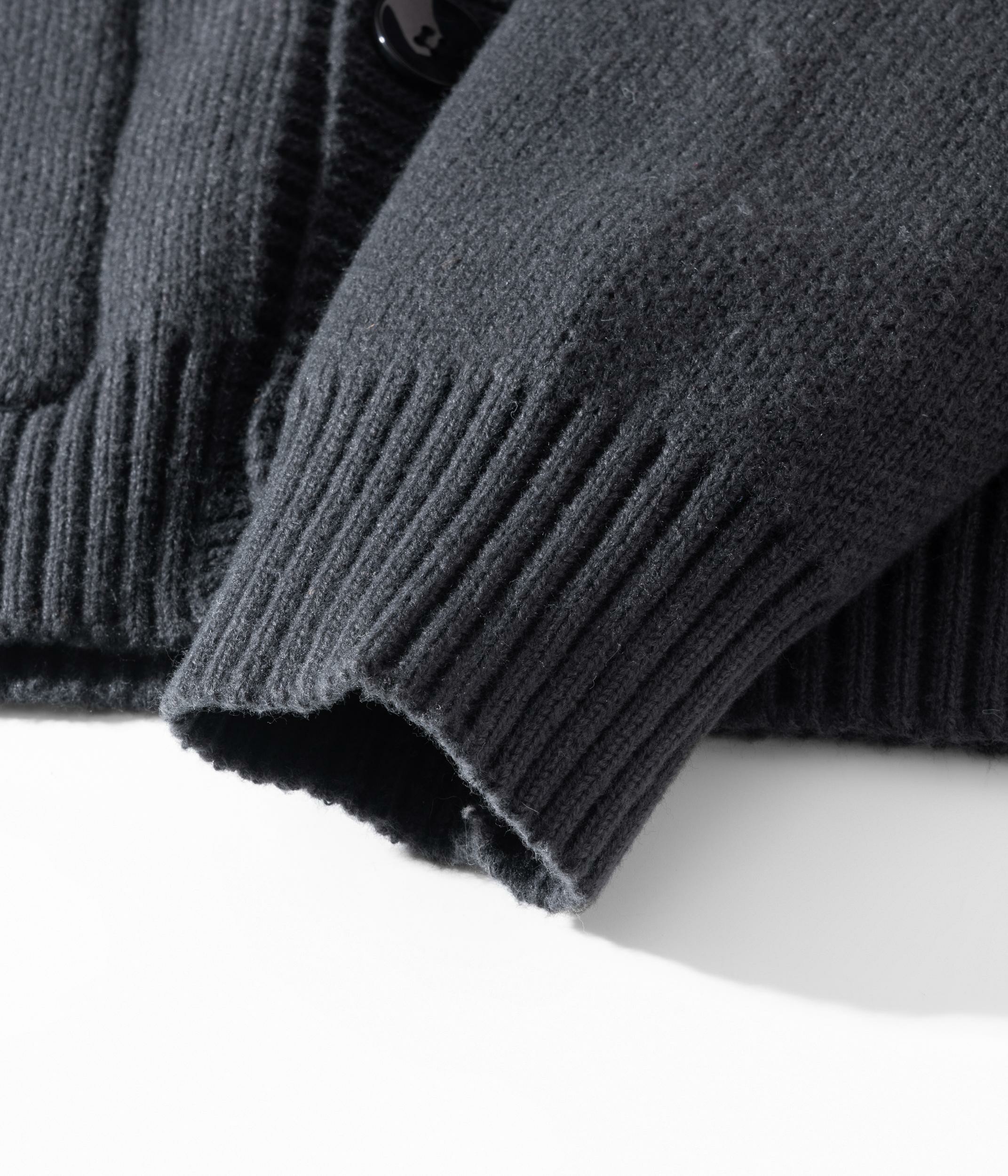 Men's Buttoned Hood Snap Sweatshirt – Heavyweight Long Sleeve Pullover with Minimalist Street Style