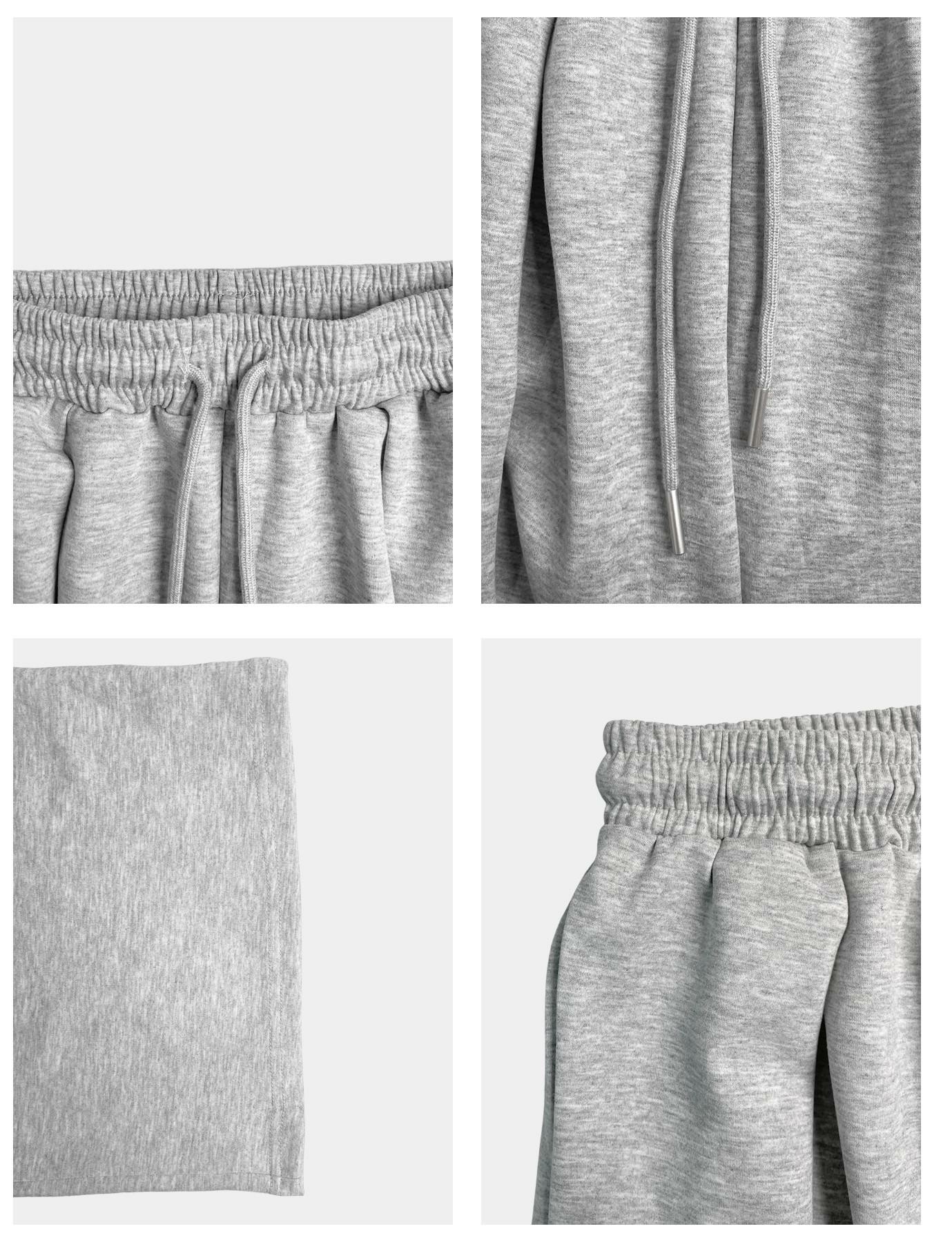 Women's High Waist Wide Leg Jogger Pants – Elastic Drawstring Waist with Cuffed Ankles, Baggy Streetwear Sweatpants