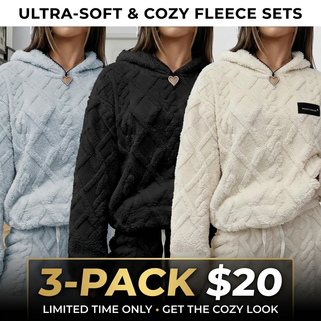Women's Cable Jacquard Fleece Hoodie – Half-Zip Plush Pullover, Loose Fit Warm Sweatshirt