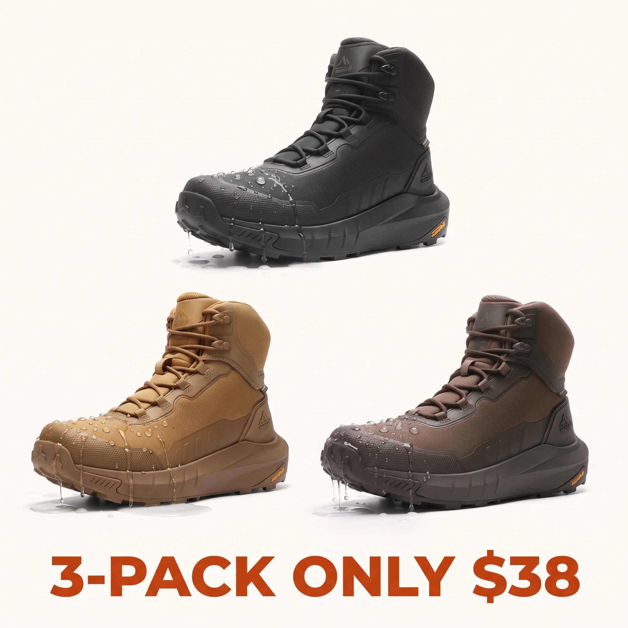 【WATERPROOF】NORTIV 8 High-Top Men's Army Waterproof Boots
