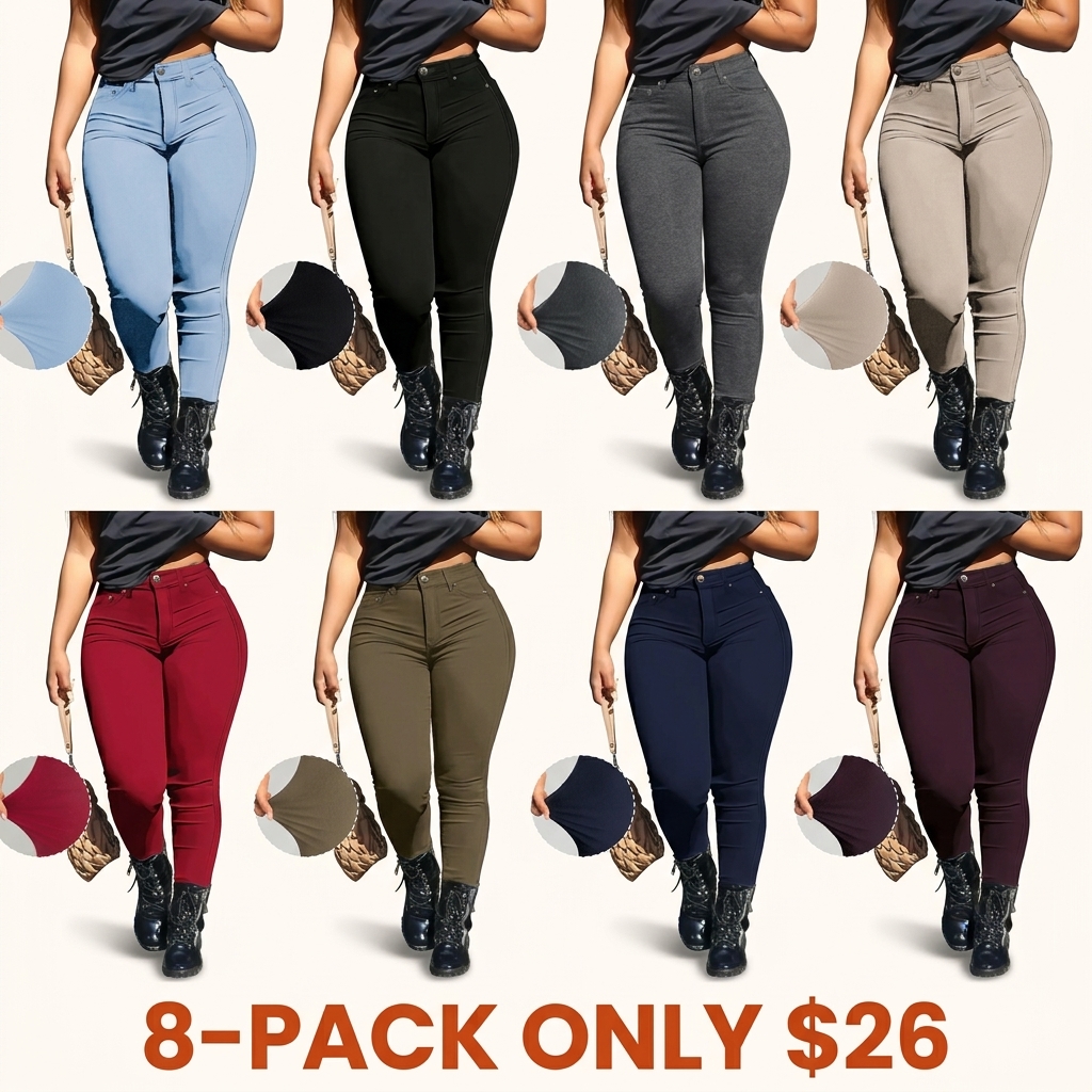 Women's Button-Fly Leggings (with Pockets)