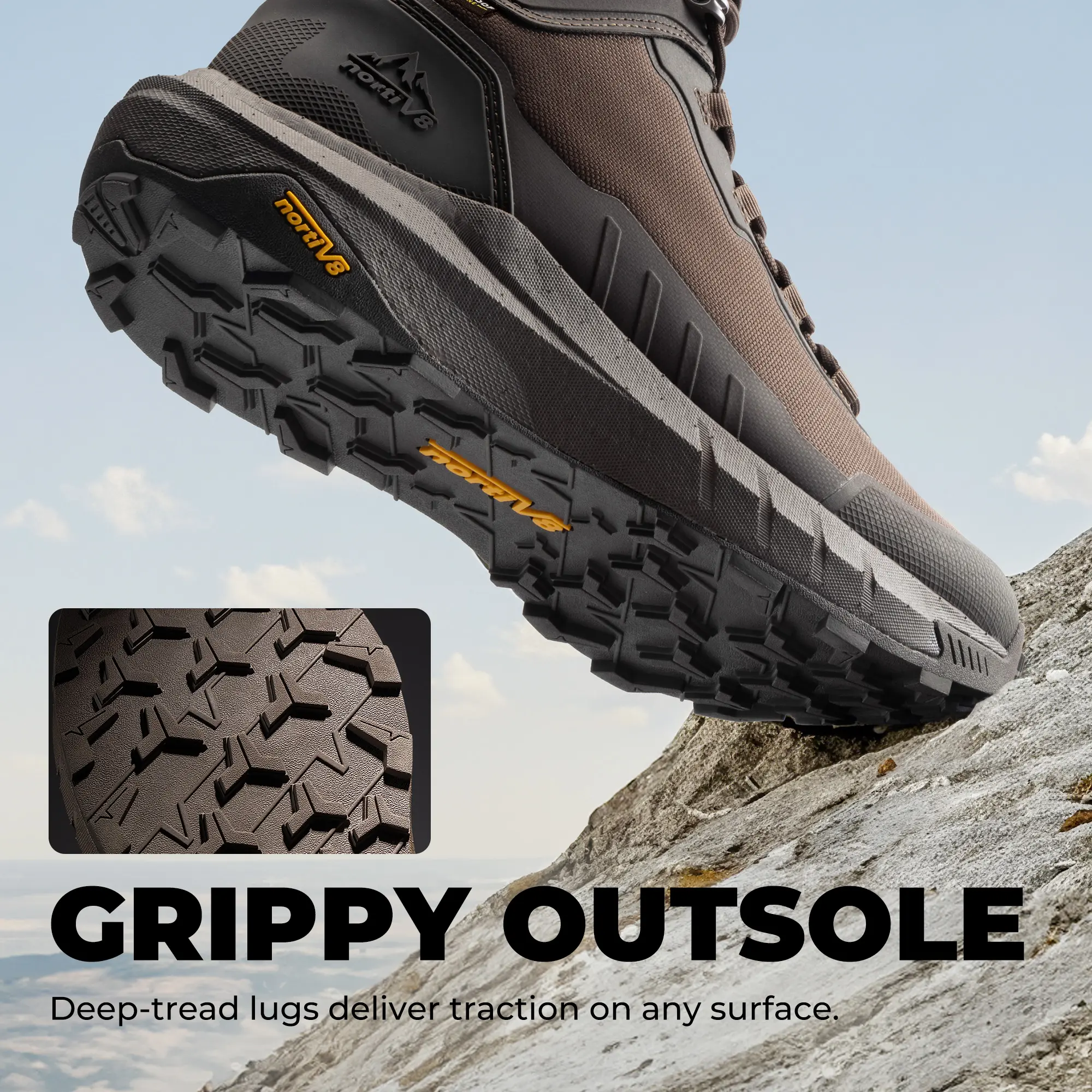 【WATERPROOF】NORTIV 8 High-Top Men's Army Waterproof Boots