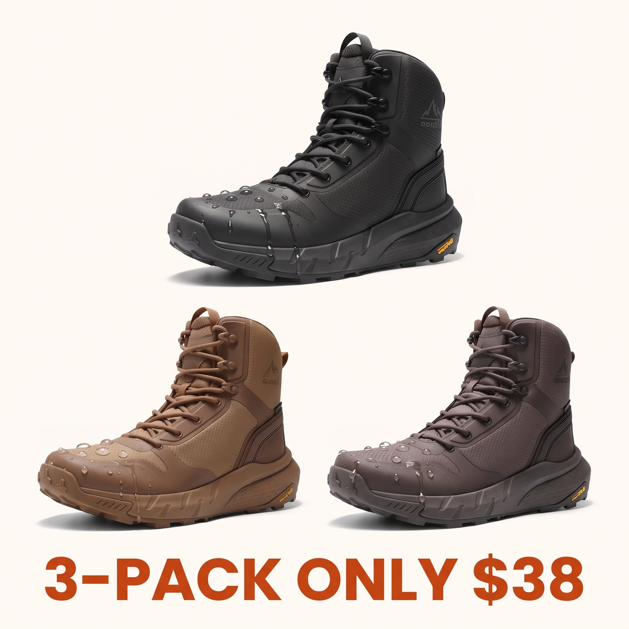 【WATERPROOF】NORTIV 8 High-Top Men's Army Waterproof Boots