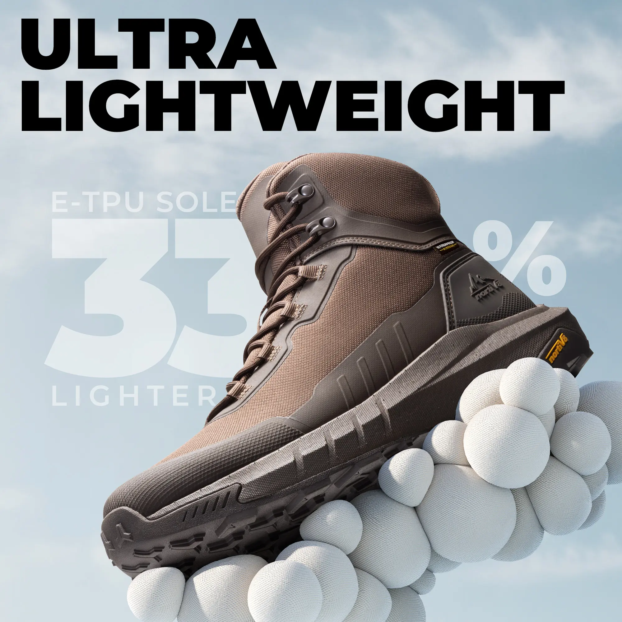 【WATERPROOF】NORTIV 8 High-Top Men's Army Waterproof Boots