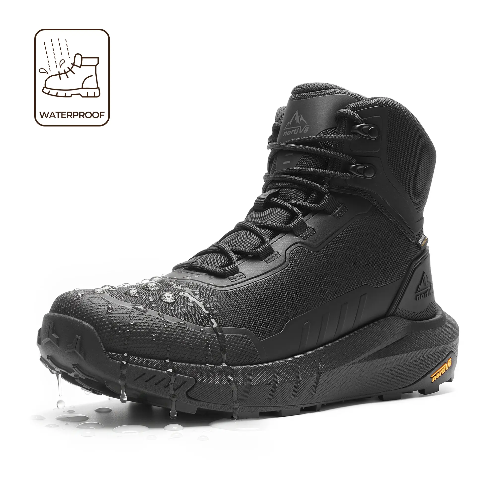 【WATERPROOF】NORTIV 8 High-Top Men's Army Waterproof Boots