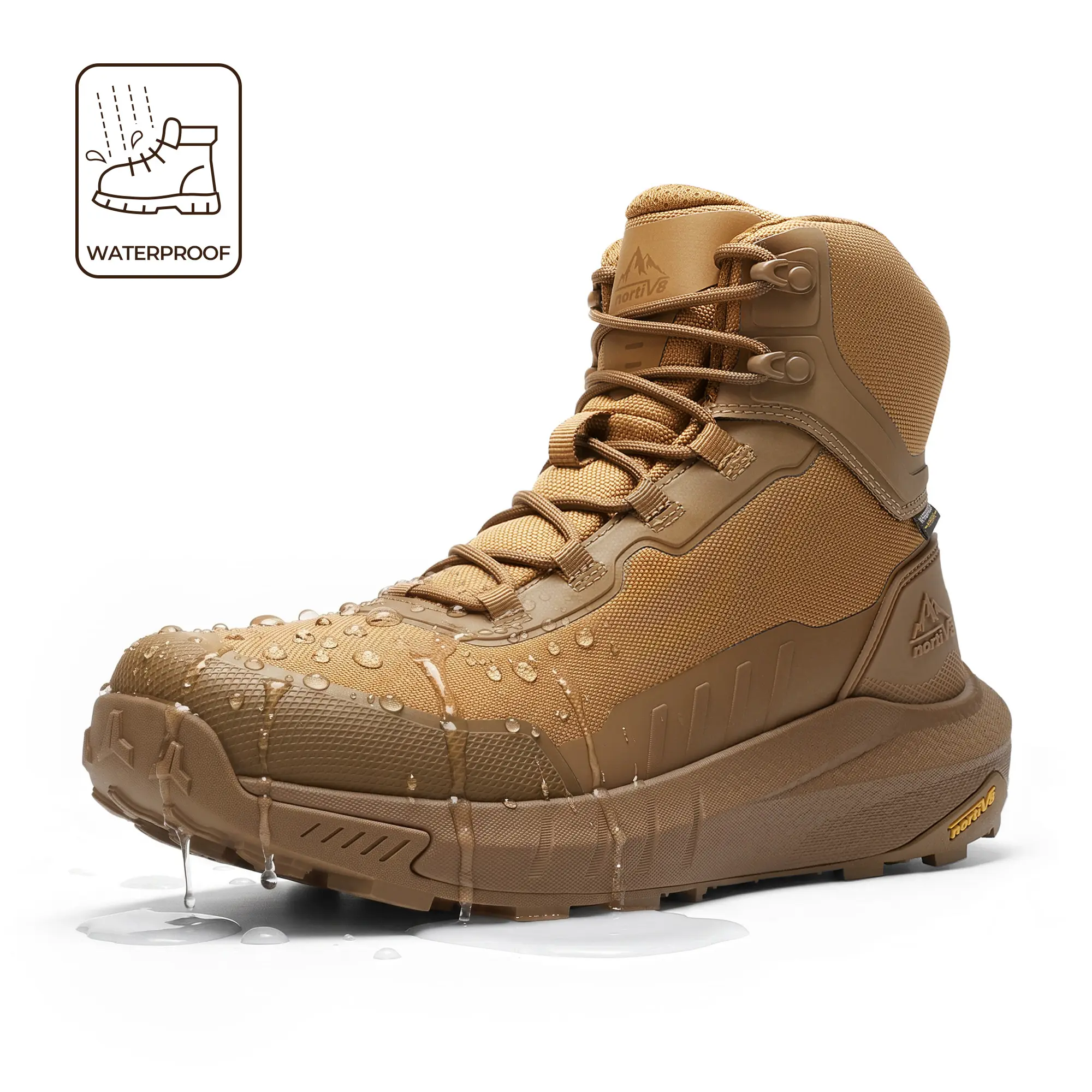 【WATERPROOF】NORTIV 8 High-Top Men's Army Waterproof Boots