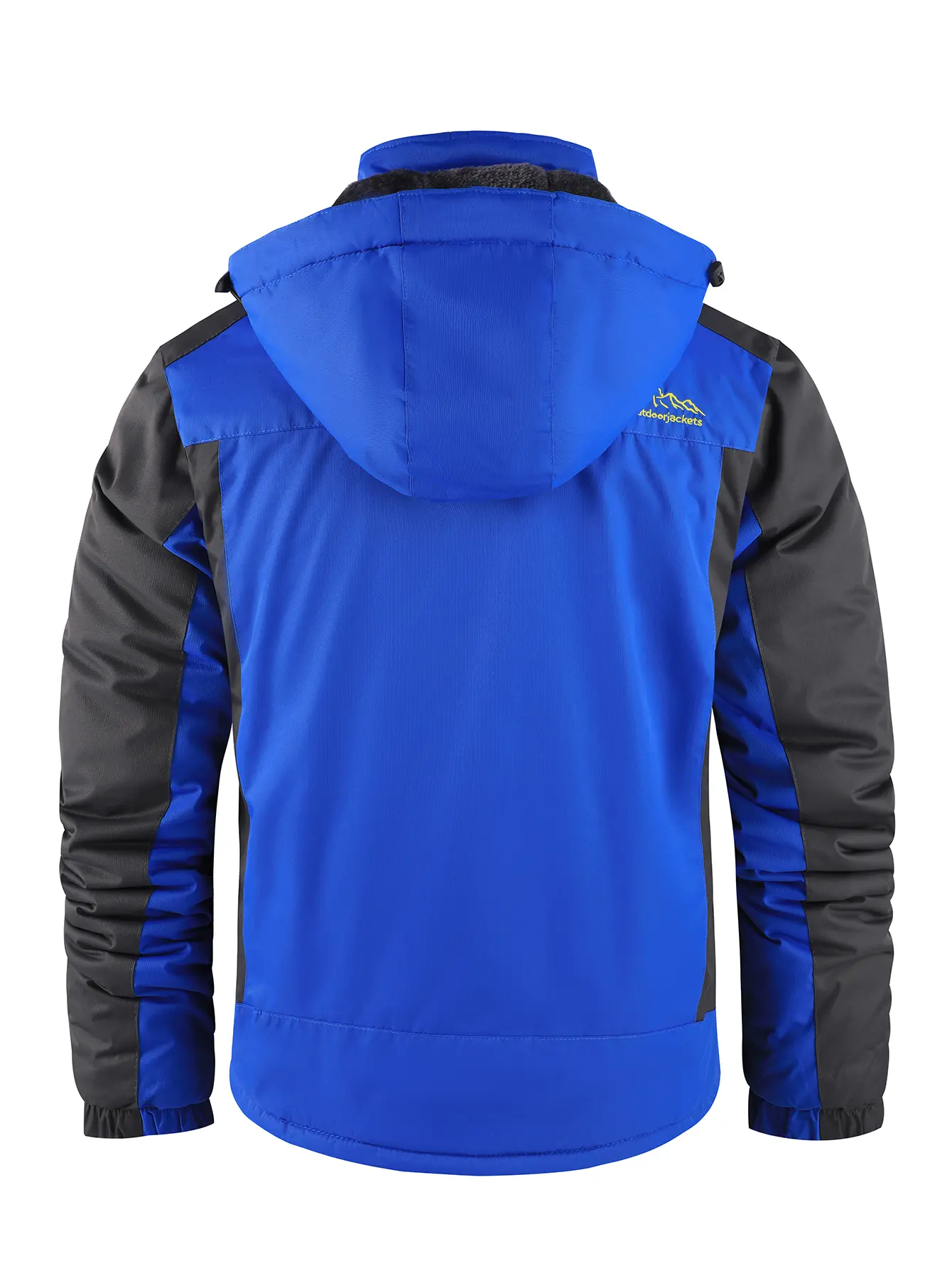 Men's Fitted Winter Snow Jacket - Waterproof, Fleece-Lined Outdoor Outerwear