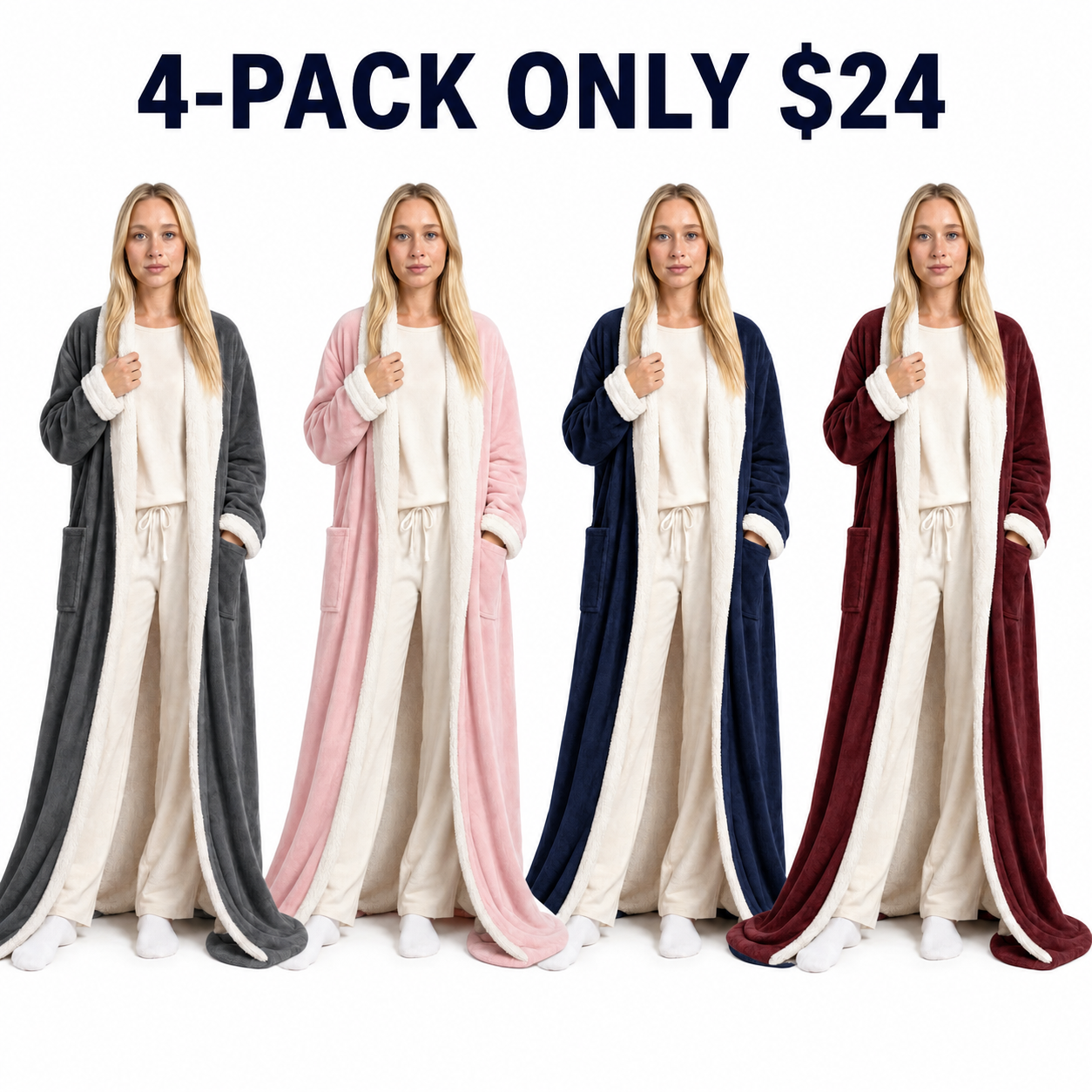 Wearable Electric Clothing With Sleeve And Foot Pockets 5 Heating Levels And Long Heating Times