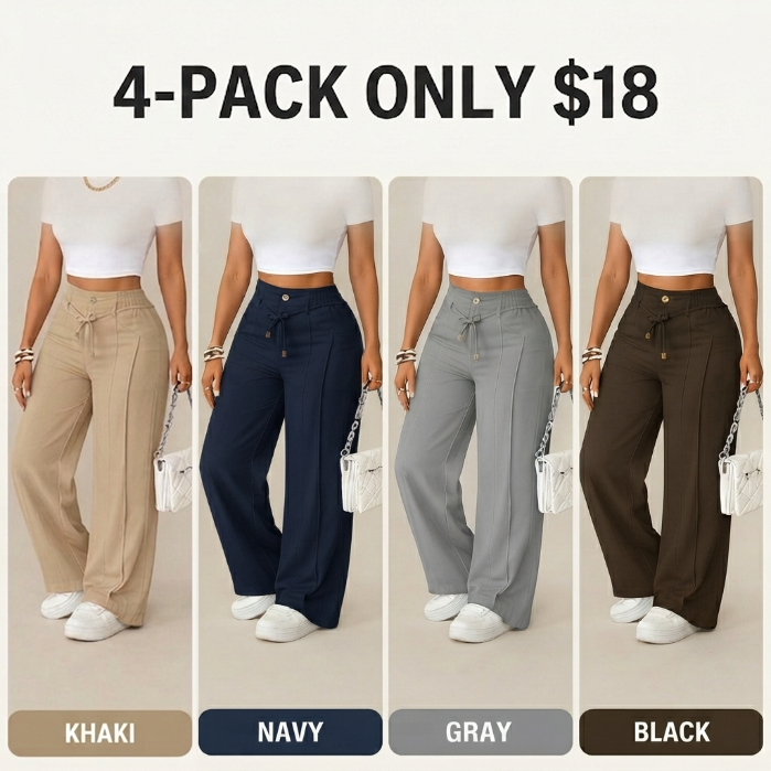 Women's Wide Leg Casual Pants Trouser