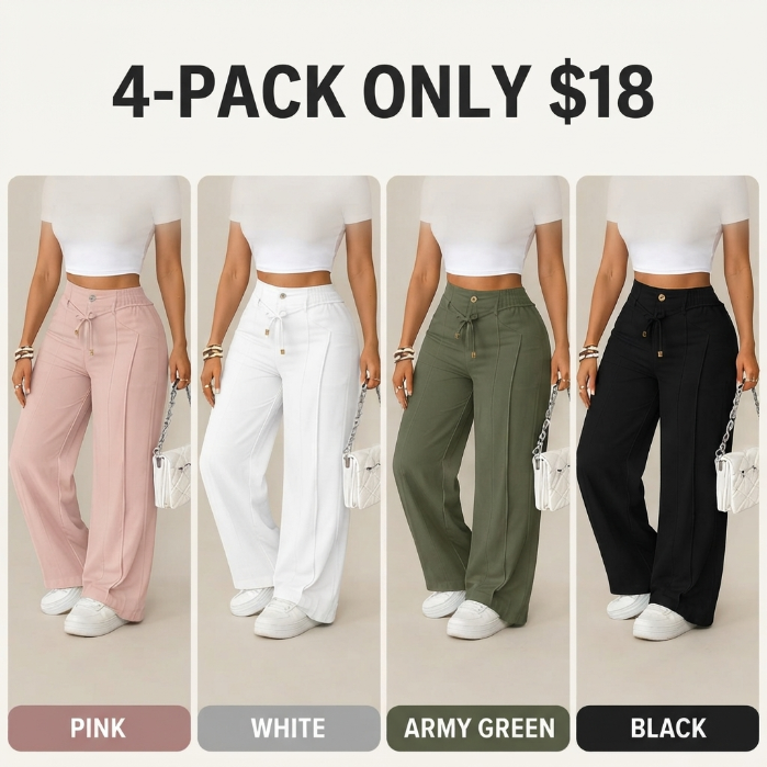 Women's Wide Leg Casual Pants Trouser