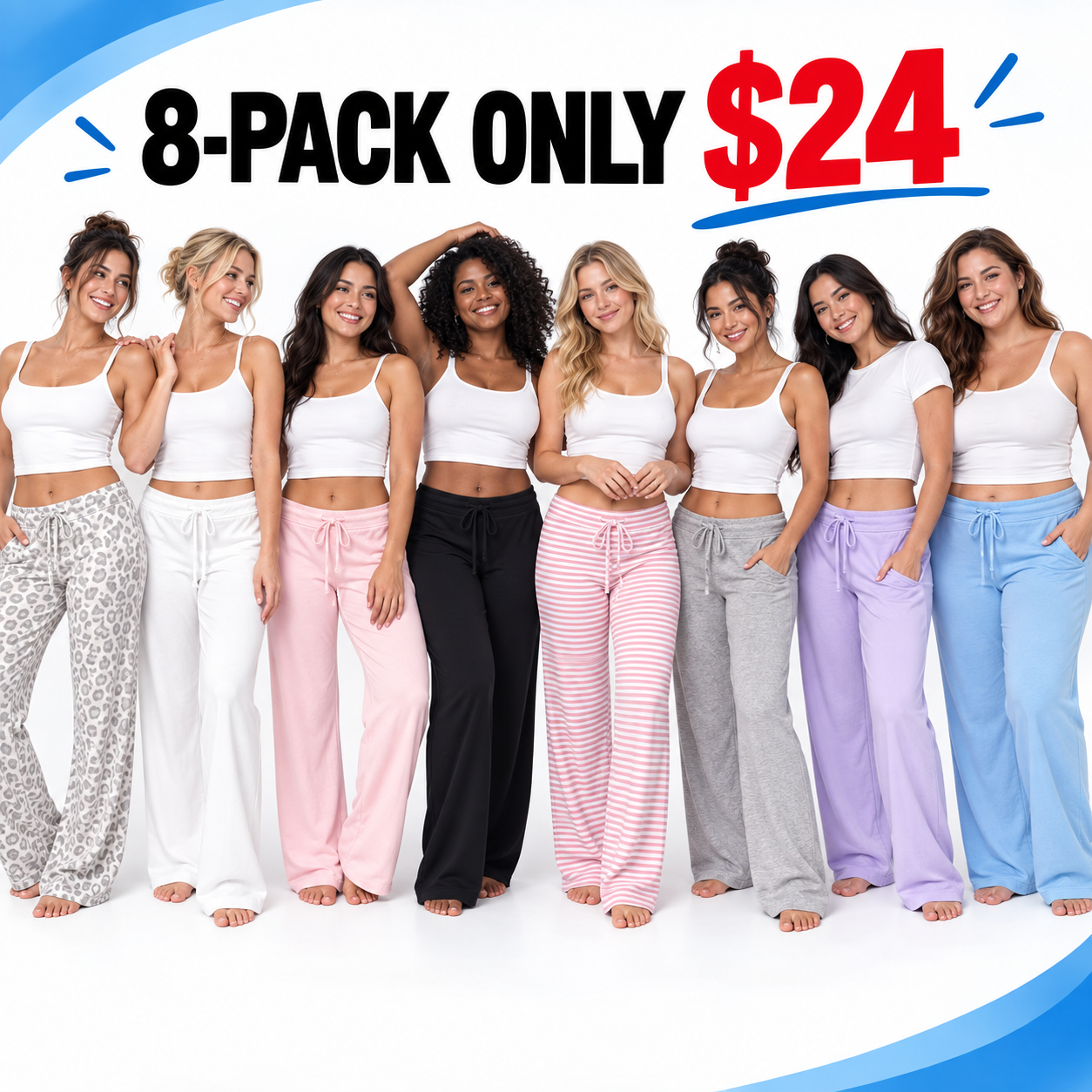 Women’s Low-Rise Drawstring Flared Sweatpants