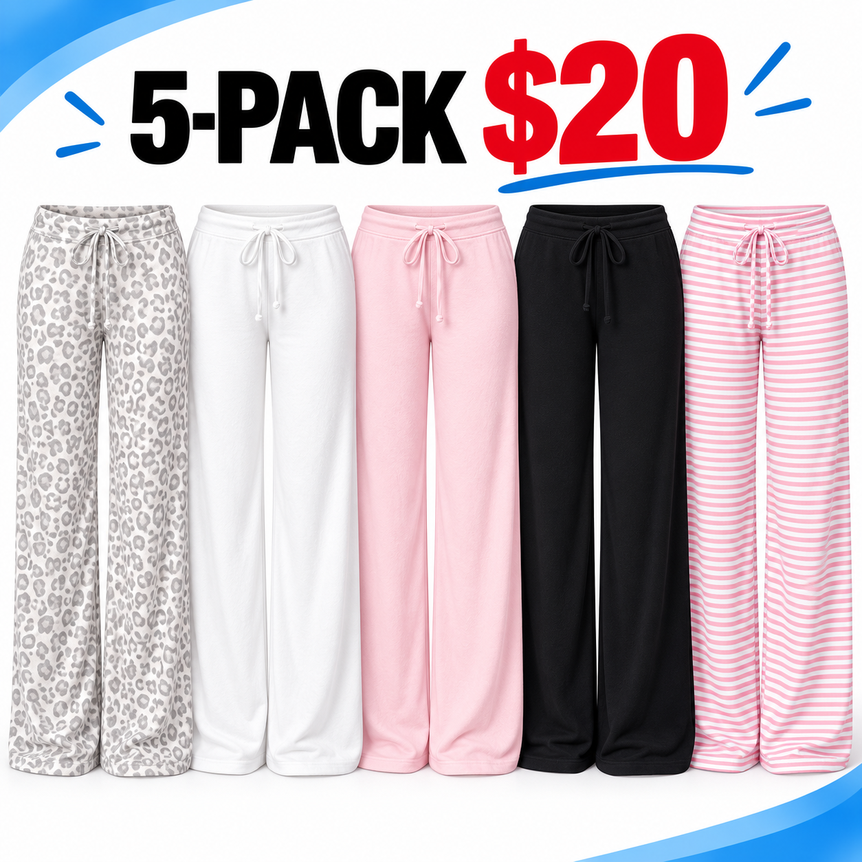 Women’s Low-Rise Drawstring Flared Sweatpants