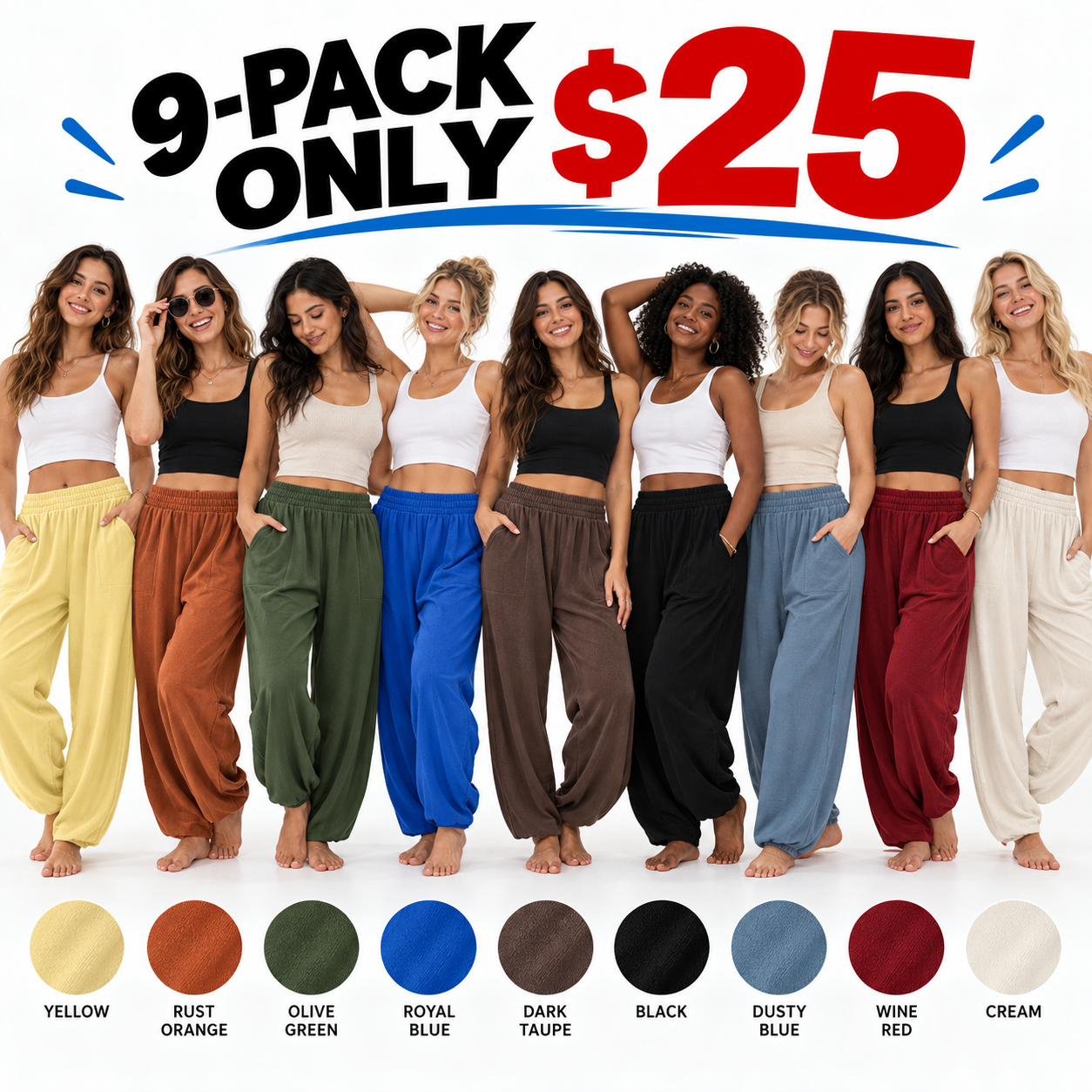 Women's Y2K Low-Rise Flared Sweatpants – Drawstring Micro Bootcut Lounge Pants