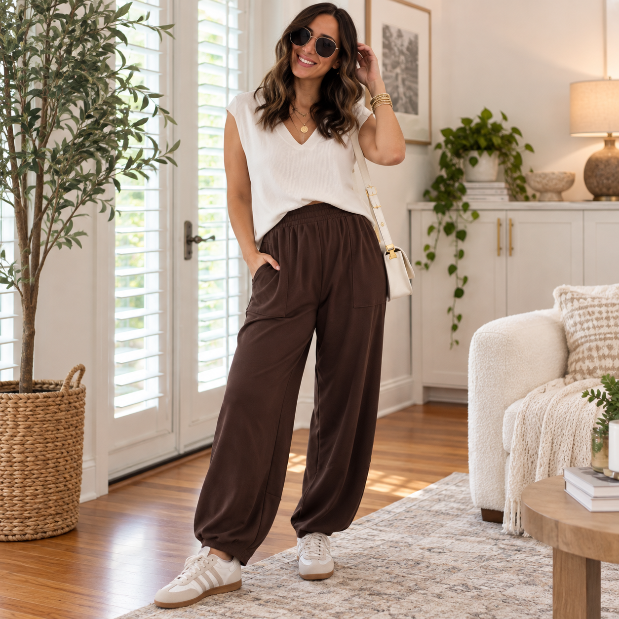 Women's Y2K Low-Rise Flared Sweatpants – Drawstring Micro Bootcut Lounge Pants