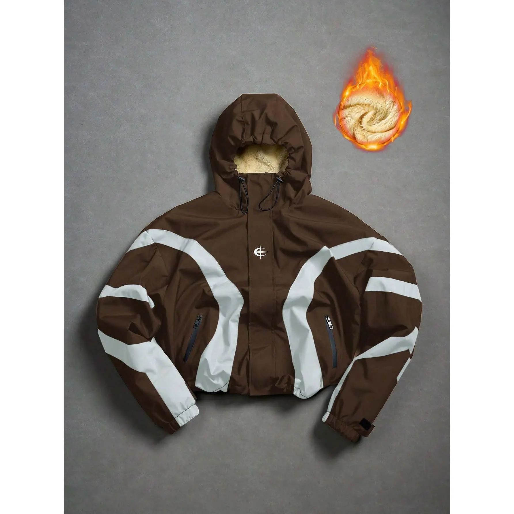 Men's Stylish Futuristic Techwear Windbreaker Coat