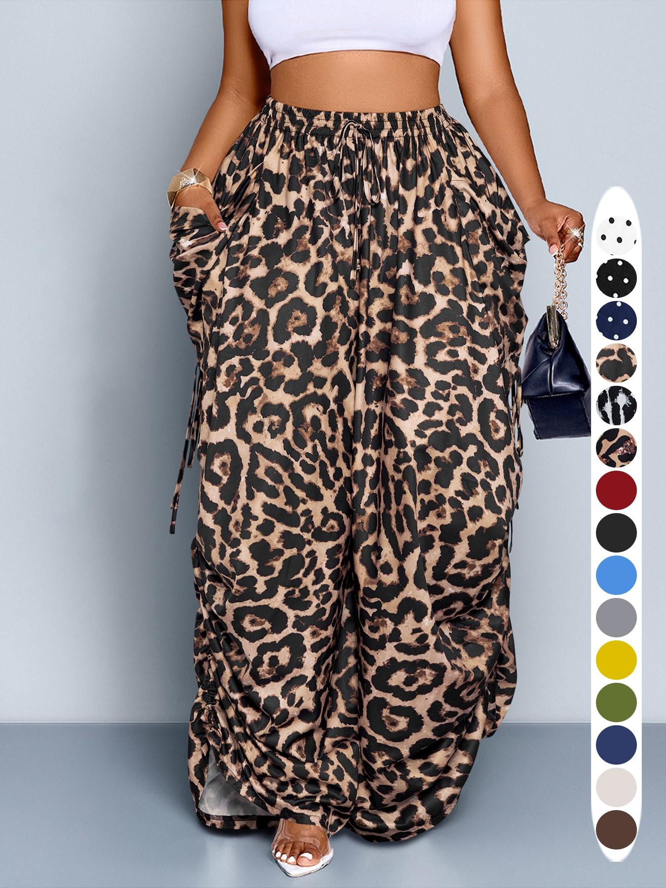 Women’s Casual Wide Leg Pants – Loose Fit All-Season Everyday Trousers
