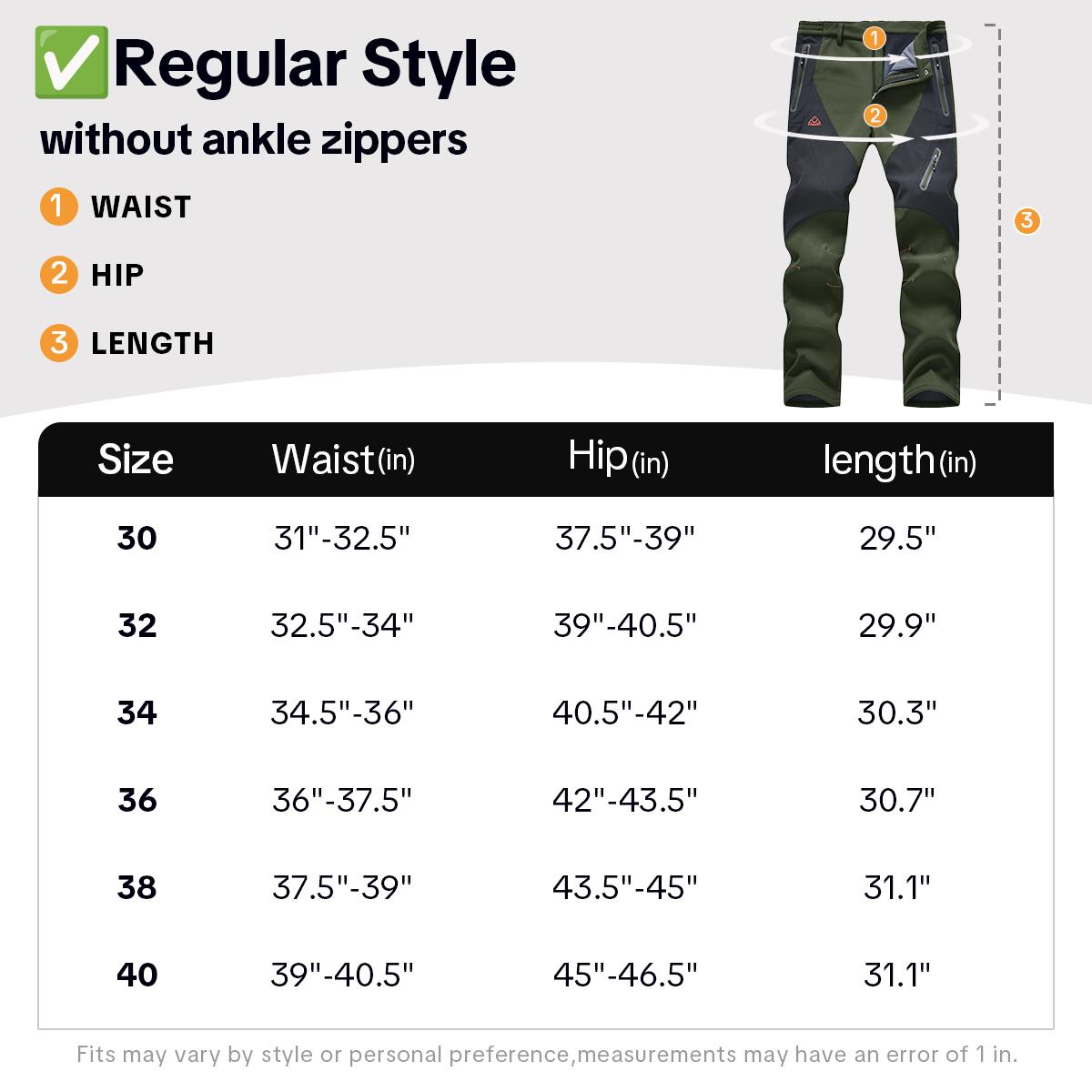【Creator's Pick】GOPUNE Men's Waterproof Pants Insulated Cold weather Hiking Winter Snow Ski Softshell Outdoor Pants Zipper Pockets Climbing Jogger Trousers Thermal Lined Menswear 【Creator's Pick】GOPUNE Men's Waterproof Pants Insulated Cold weather Hiking Winter Snow Ski Softshell Outdoor Pants Zipper Pockets Climbing Jogger Trousers Thermal Lined Menswear