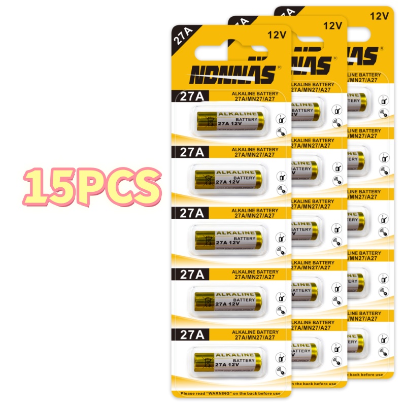27A 12V Alkaline Battery A27 MN27 L828 For Doorbell Remote Key Fob
