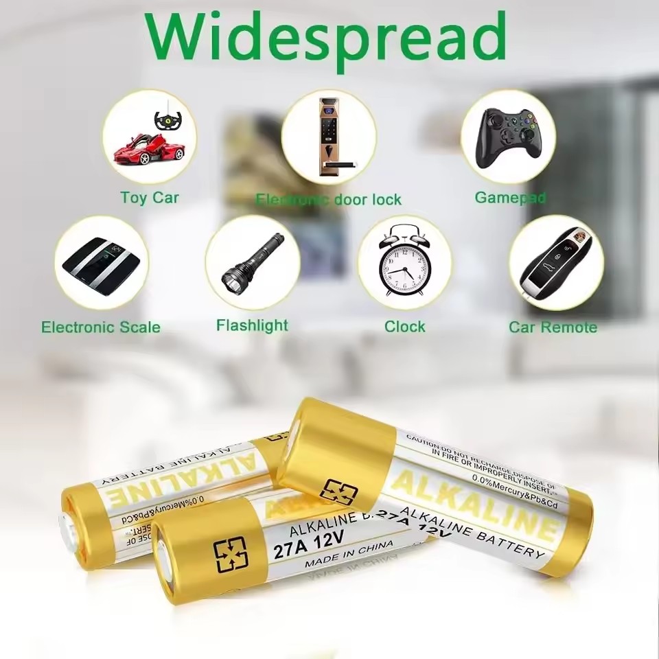 27A 12V Alkaline Battery A27 MN27 L828 For Doorbell Remote Key Fob
