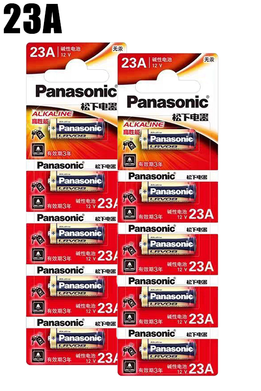 Panasonic 23A 27A 12V Alkaline Battery A23 A27 23GA A23S E23A MN21 V23GA GP23A LRV08 L1028 Long Lasting Leakproof Battery For Do