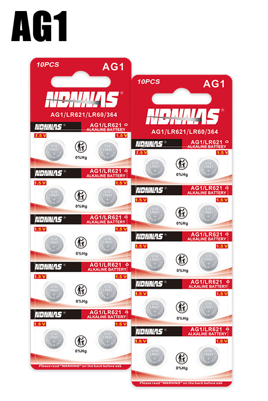 AG1 LR621 364 SR621SW 164 531 SR621 SR60 CX60 1.55V Alkaline Button Battery For Watch Car Key Remote Toy Coin Cell