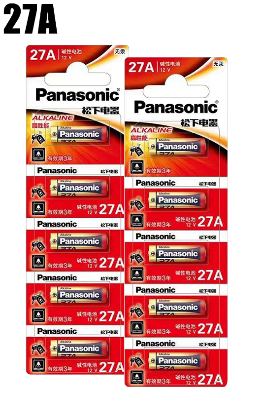 Panasonic 23A 27A 12V Alkaline Battery A23 A27 23GA A23S E23A MN21 V23GA GP23A LRV08 L1028 Long Lasting Leakproof Battery For Do