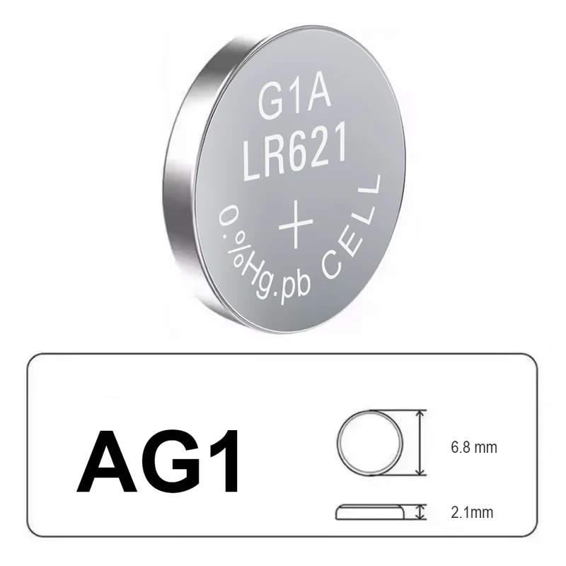 AG1 LR621 364 SR621SW 164 531 SR621 SR60 CX60 1.55V Alkaline Button Battery For Watch Car Key Remote Toy Coin Cell