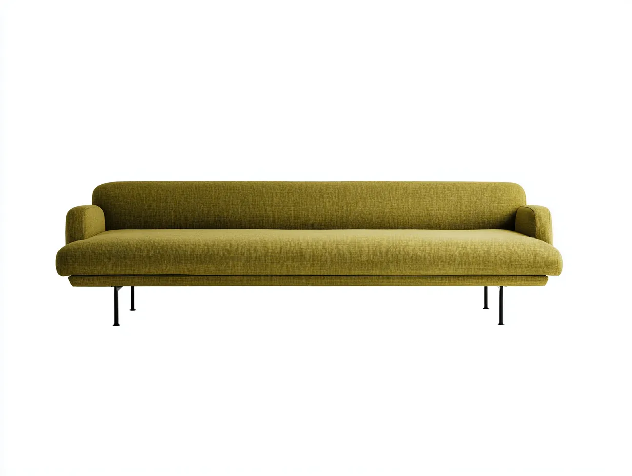 Panca da camera da letto 220×50×45 cm - tessuto verde - stile contemporaneo elegante-Mimonzidecor