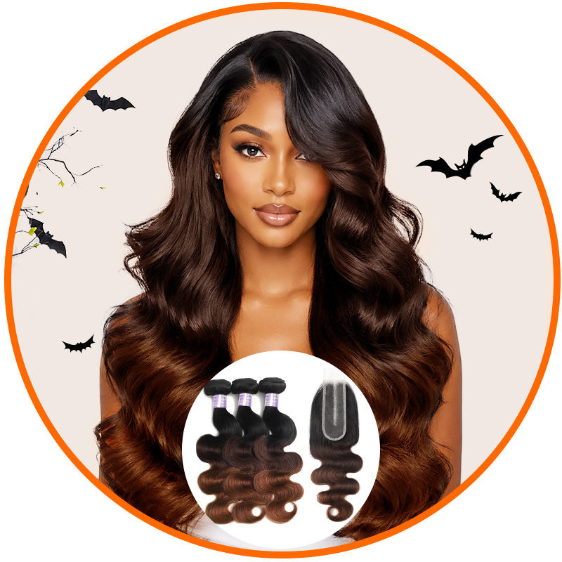 3 Bundles with 2*6 Lace Closure