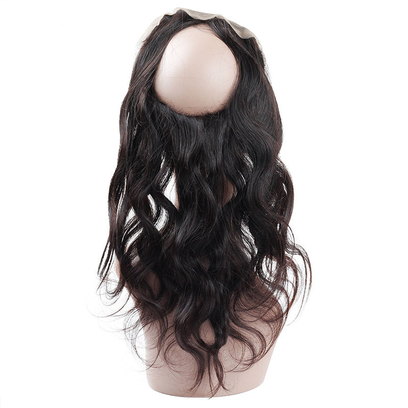 Indulge in the luxurious beauty of Allove Hair's 360 lace frontal closure featuring exquisite body wave hair. Crafted from 100% human hair, our 360 lace frontal offers a seamless and natural look that enhances your style effortlessly.