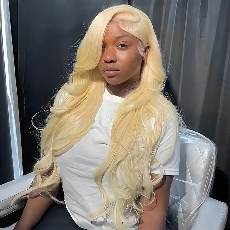 Allove 613 Blonde Body wave Hair 3 Bundles with 4*4 Lace Closure - AlloveHair