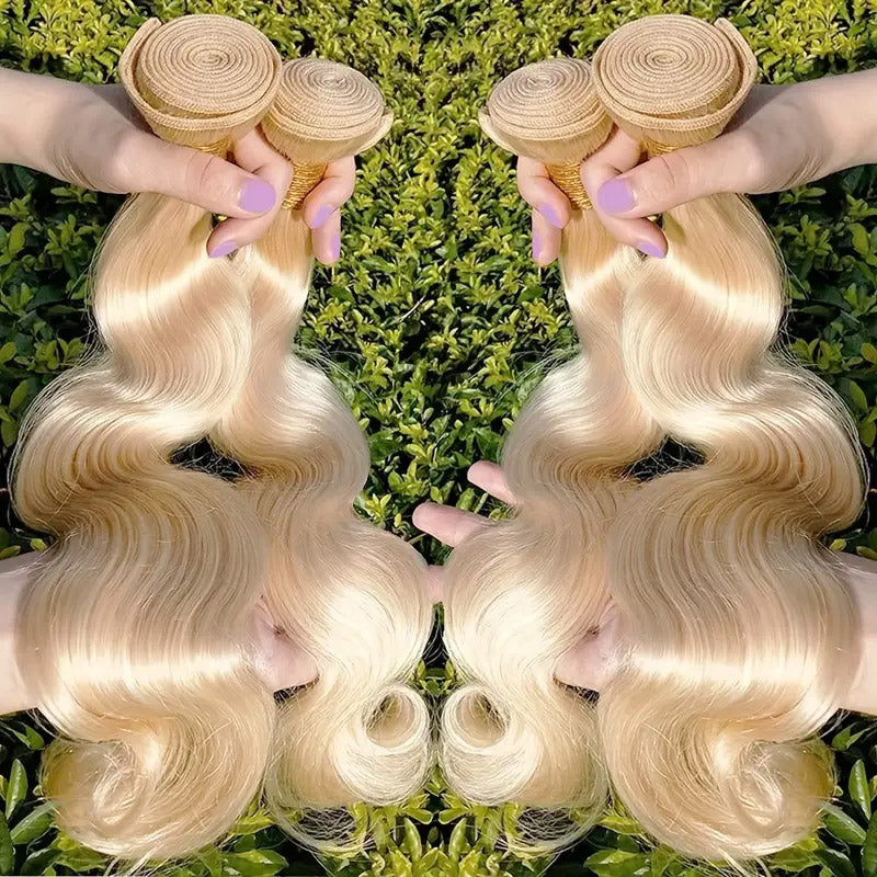 Allove Hair 613 Blonde Body Wave Hair 4 Bundles 100% Human Virgin Hair - AlloveHair