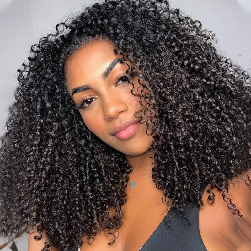 Allove 12A Burmese Pixie Curly Raw Human Hair 1/3/4 Bundles Pixie Curls Human Hair Extensions - AlloveHair