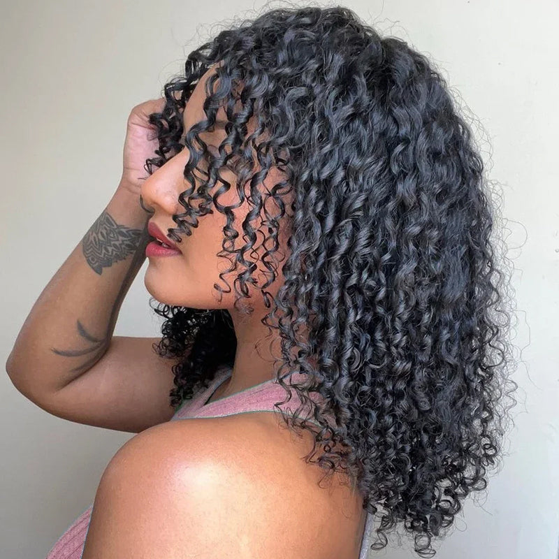 Allove 12A Burmese Pixie Curly Raw Human Hair 1/3/4 Bundles Pixie Curls Human Hair Extensions - AlloveHair