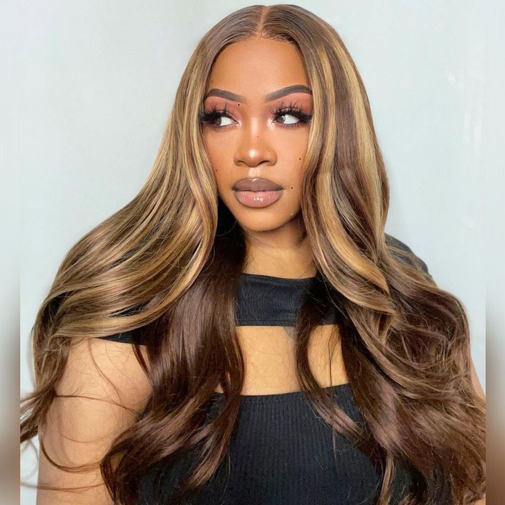Elevate your style with Allove Hair's stunning highlighted weave, perfect for sew-in installations. Crafted from premium quality hair, this body wave hair is designed with vibrant P4/27 color highlights, adding a touch of flair to your look.