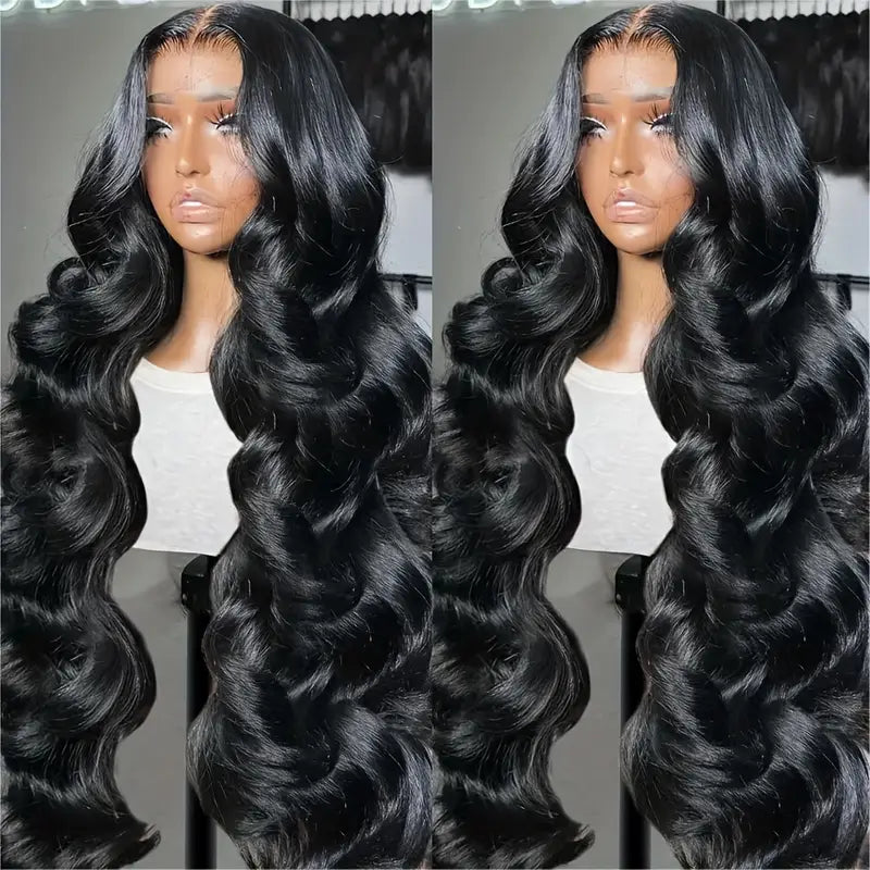 32 Inch 13x6 Lace Front Wigs Human Hair 180 Density Body Wave HD Lace Wigs for Women 100% Real Glueless Wigs - AlloveHair