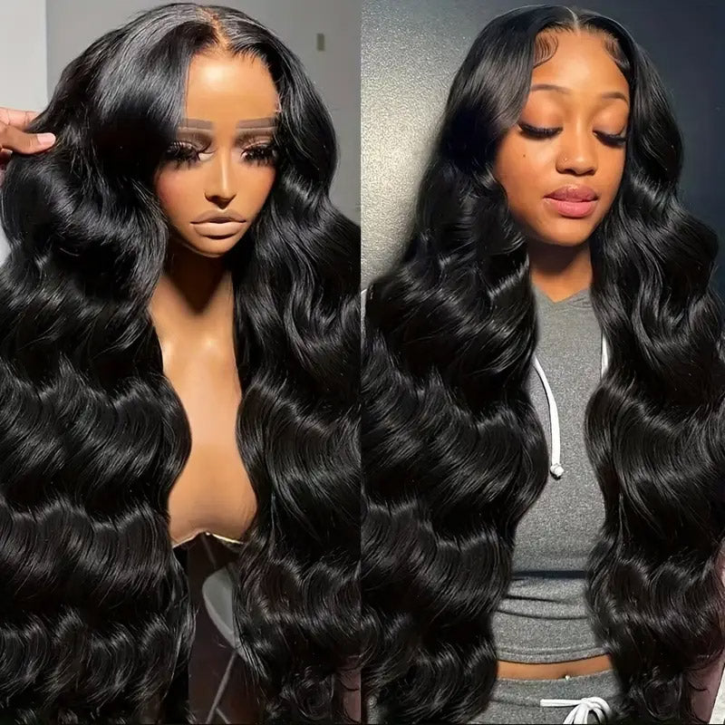 [30'' = $165.99 - No Code Needed] 13x6 Body Wave HD Lace Front Virgin Human Hair Wig 180% Density - AlloveHair